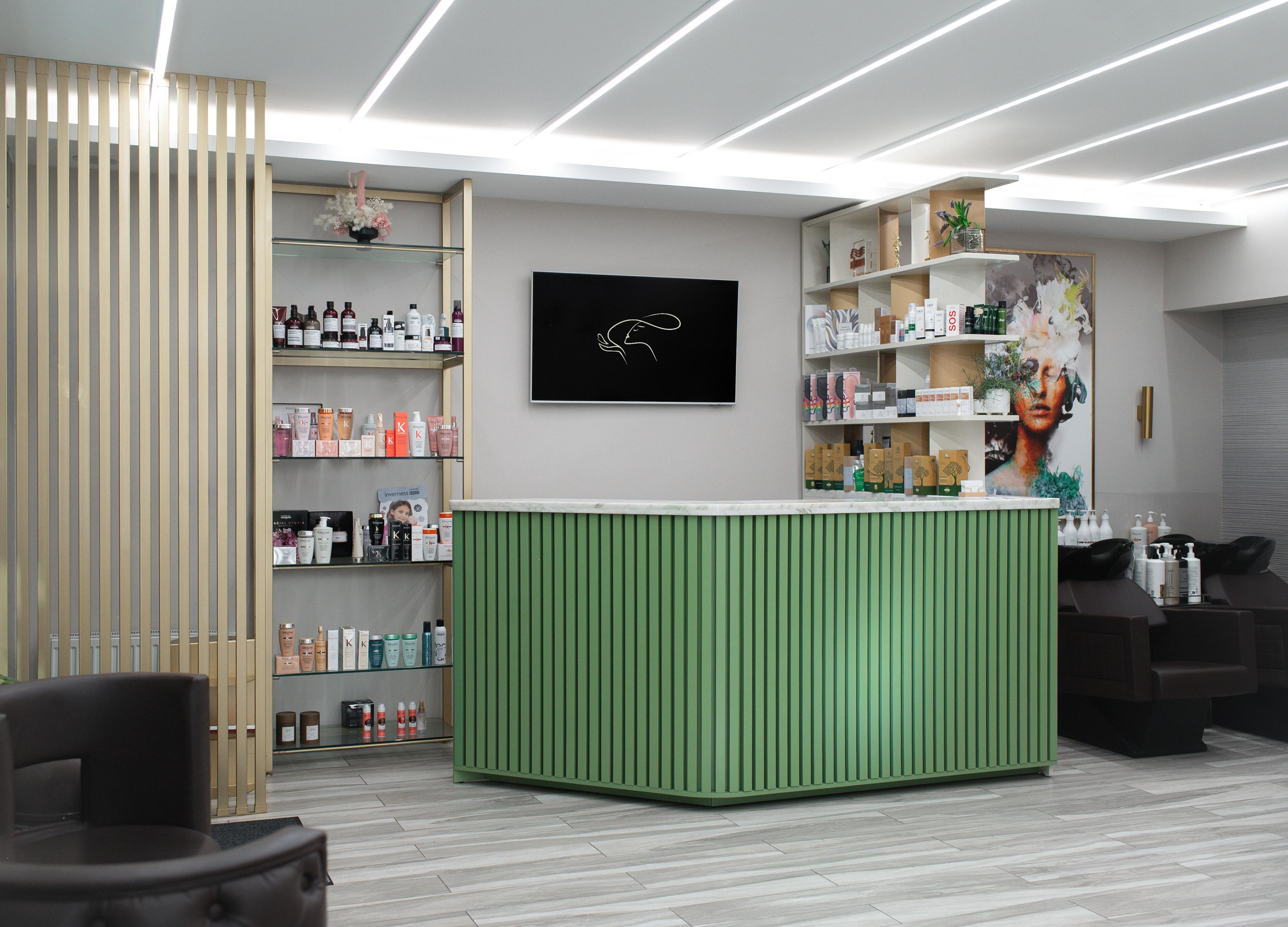 Interior of Salon Afrodita Beauty in Chișinău